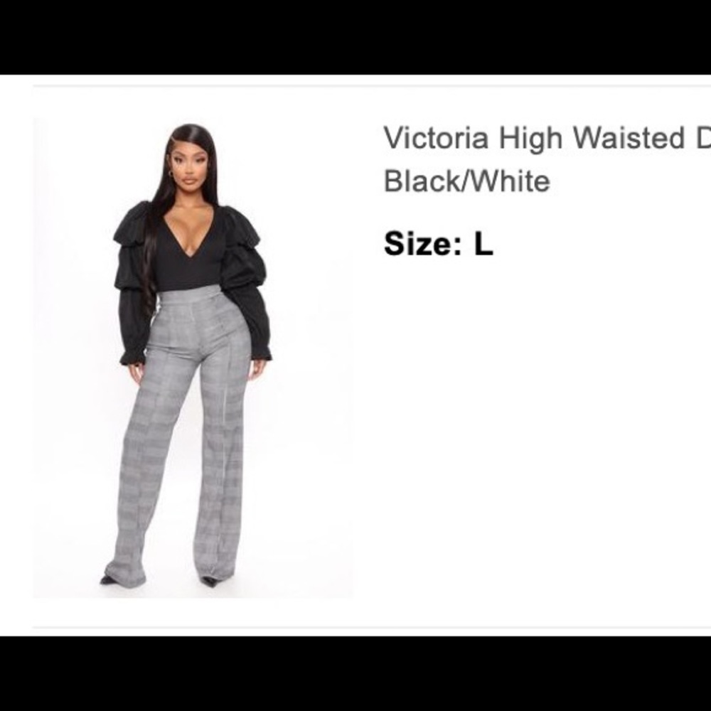 Fashionova Plaid Flares